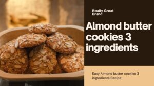 Almond butter cookies 3 ingredients